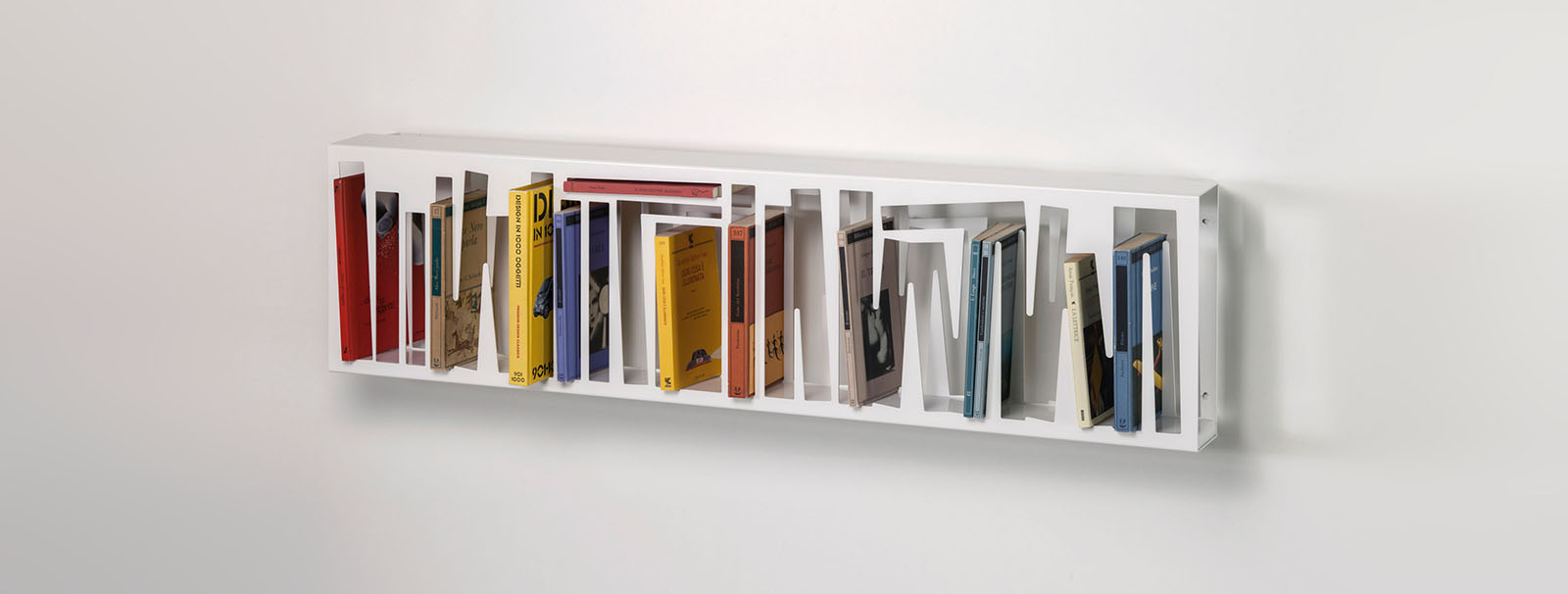 Bookshape Modulus home decor bookcase made in Italy | Lettera G